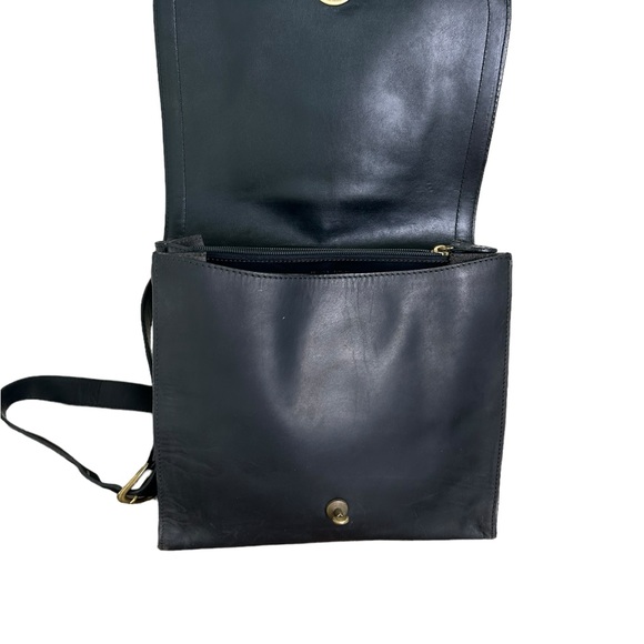 Gian Franco Sisti Black Leather Crossbody Bag - Picture 4 of 6